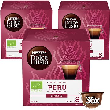 NESCAFÉ Dolce Gusto Peru Cajamarca Espresso, 3 balení (12360021)