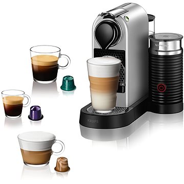 NESPRESSO Krups Citiz & Milk Silver XN761B10 (XN761B10)