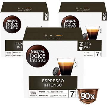 NESCAFÉ® Dolce Gusto® Espresso Intenso, 30 kapslí v balení (3ks) (12393633)