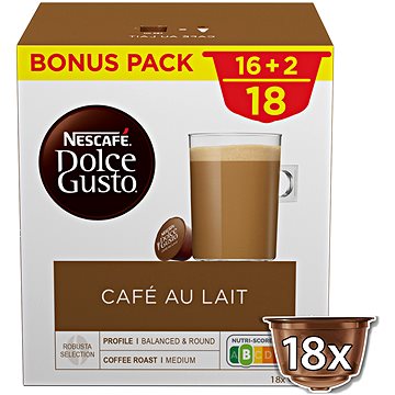 NESCAFÉ® Dolce Gusto® Café au Lait, 18 ks (12540240)