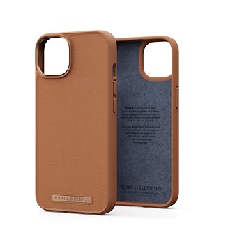 Njord iPhone 14 Genuine Leather Case Cognac (NA41GL04)