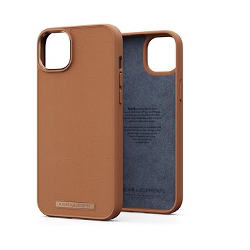 Njord iPhone 14 Plus Genuine Leather Case Cognac (NA42GL04)