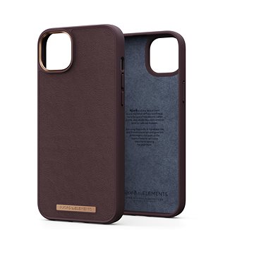 Njord iPhone 14 Plus Genuine Leather Case Cognac (NA42GL05)