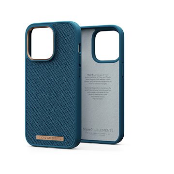 Njord iPhone 14 Pro Woven Fabric Case Deep Sea (NA43TN01)
