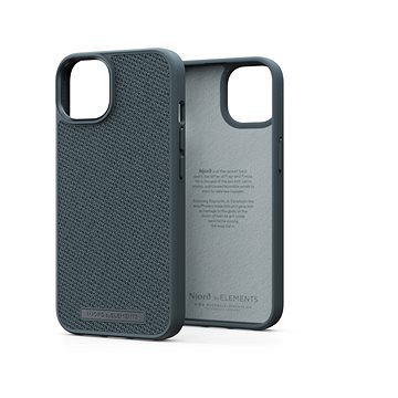 Njord iPhone 14 Woven Fabric Case Dark Grey (NA41TN09)