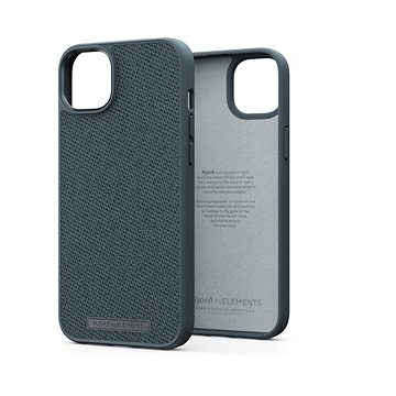 Njord iPhone 14 Plus Woven Fabric Case Dark Grey (NA42TN09)