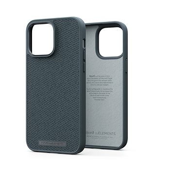 Njord iPhone 14 Pro Max Woven Fabric Case Dark Grey (NA44TN09)