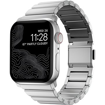 Nomad Aluminum Band Silver Apple Watch 42/44/45/Ultra 49mm (NM01328285)