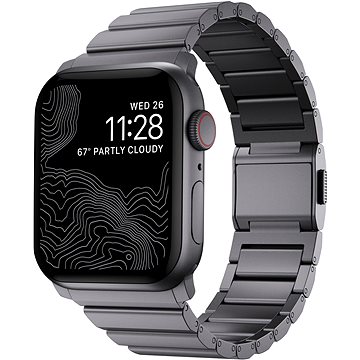 Nomad Aluminum Band Space Grey Apple Watch 42/44/45/Ultra 49mm (NM01327585)