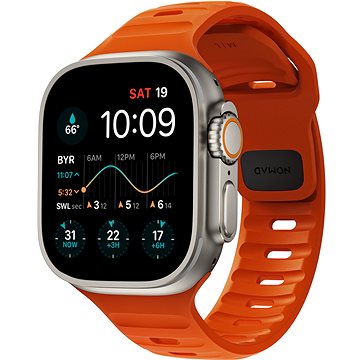 Nomad Sport Strap M/L Orange Apple Watch 42/44/45/Ultra 49mm (NM00736685)