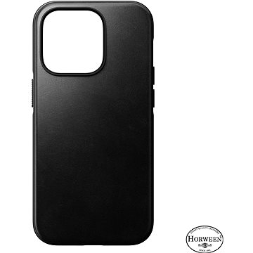 Nomad Modern Leather MagSafe Case Black iPhone 14 Pro (NM01222385)
