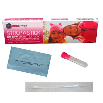 Novamed Strep A Stick Test - domácí test na streptokokovou infekci (7290017213026)