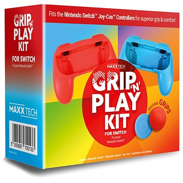 Grip 'n' Play Controller Kit - sada příslušenství pro Nintendo Switch (5055957700133)