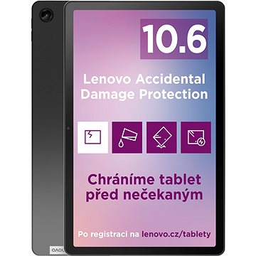 Lenovo Tab M10 Plus (3rd Gen) 128GB + 4GB Storm Grey + Folio Case + aktivní stylus Lenovo (ZAAJ0369CZ)