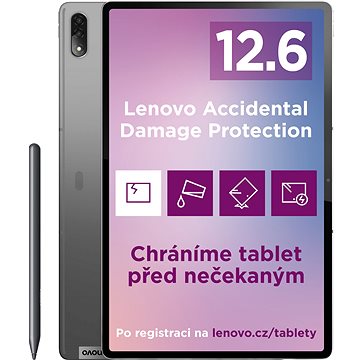 Lenovo Tab P12 Pro 8GB + 256GB Storm Grey + aktivní stylus Lenovo (ZA9D0019CZ)