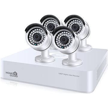 iGET HOMEGUARD HGDVK87704, 8-kanálový FHD DVR + 4x HGPLM828 kamera FHD1080p, IP66 (HGDVK87704)