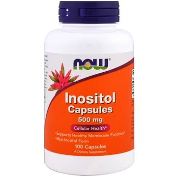 NOW Foods Inositol 500 mg, 100 rostlinných kapslí (435)