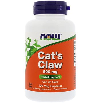 NOW Foods Vilcacora (Cat's Claw) 500 mg, 100 rostlinných kapslí (615)