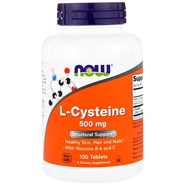 NOW Foods L-Cystein 500 mg, 100 tablet (486)