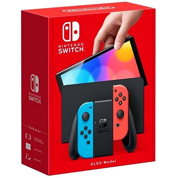 Nintendo Switch (OLED model) Neon blue/Neon red (045496453442)