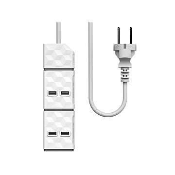 Allocacoc Set Power Modul E/F cable + 2x USB modul