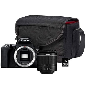 Canon EOS 250D černý + EF-S 18-55 mm f/3,5-5,6 DC III Value Up Kit (3454C010)