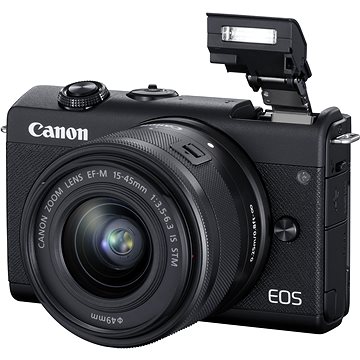 Canon EOS M200 + EF-M 15-45mm f/3.5-6.3 IS STM černá (3699C010)