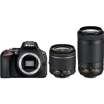 Nikon D5600 + AF-P DX 18-55 mm f/3,5-5,6G VR + AF-P DX 70-300 mm f/4,5-6,3G ED VR (VBA500K004)