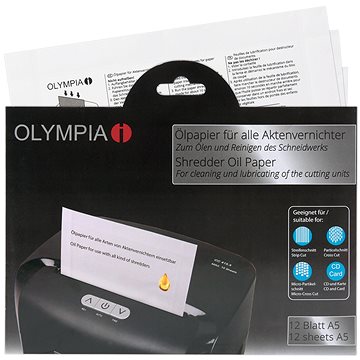 OLYMPIA Olejové obálky pro skartovače - balení 12 ks (9130)