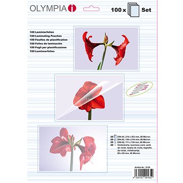 Olympia sada A4, A5, A6 a na vizitky/160 lesklé - balení 100 ks (9165)