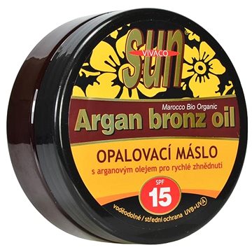 VIVACO Arganové opalovací máslo OF 15 200 ml (8595635211393)
