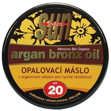VIVACO Arganové opalovací máslo OF 20 200 ml (8595635200069)