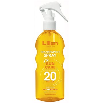 LILIEN Sun Active Transparent spray SPF 20 200 ml (8596048002882)