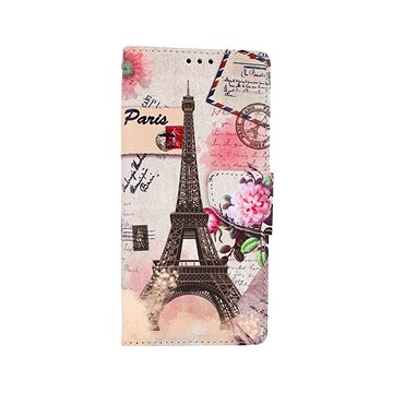 TopQ Kryt Xiaomi Redmi Note 9 knížkový Eiffelova věž 53970 (Sun-53970)