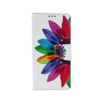 TopQ Kryt Xiaomi Redmi Note 9 knížkový Barevná květina 53968 (Sun-53968)