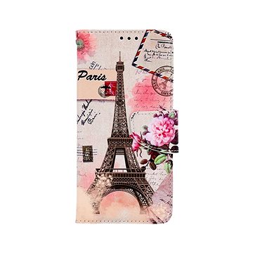TopQ Pouzdro Samsung A33 5G knížkové Eiffelova věž 74983 (Sun-74983)