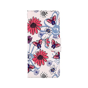TopQ Pouzdro Xiaomi Redmi 10C knížkové Flowers 75294 (Sun-75294)