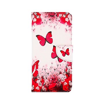 TopQ Pouzdro Xiaomi Redmi 9 knížkové Růžoví motýlci 75177 (Sun-75177)