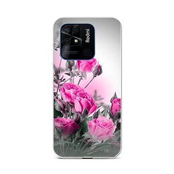 TopQ Kryt Xiaomi Redmi 10C Rozkvetlé růže 76183 (Sun-76183)