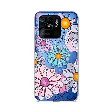 TopQ Kryt Xiaomi Redmi 10C Colorful Daisy 76120 (Sun-76120)