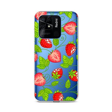 TopQ Kryt Xiaomi Redmi 10C Strawberries 76071 (Sun-76071)