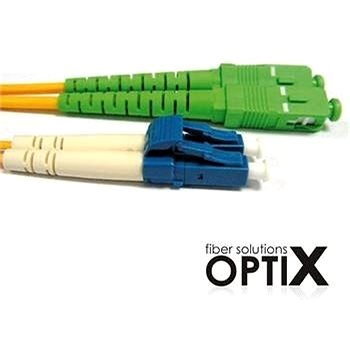 OPTIX SC/APC-LC optický patch cord 09/125 1m G657A (1454)