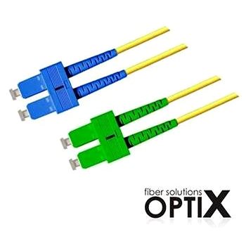 OPTIX SC/APC-SC optický patch cord 09/125 0,5m G657A (14499)