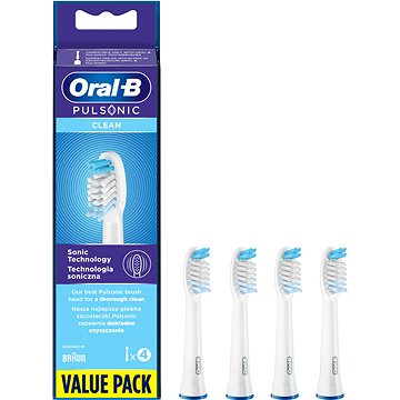 Oral-B Pulsonic Clean, 4 ks – Náhradní hlavice (4210201245643)