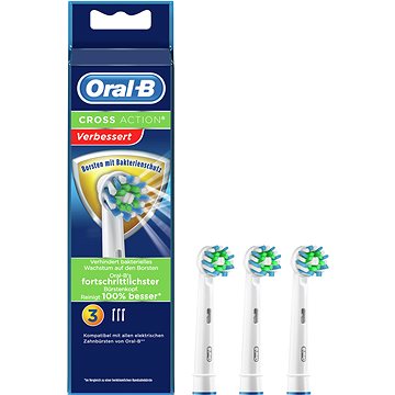 Oral-B náhradní hlavice Cross Action Antibac 3ks (4210201207108)