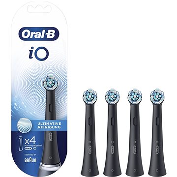 Oral-B iO Ultimate Clean Černé, 4 ks (4210201319856)