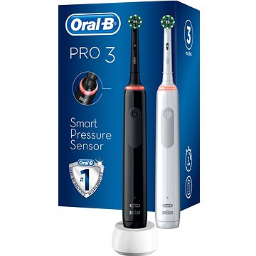 Oral-B Pro 3 – 3900, černý a bílý (4210201291602)