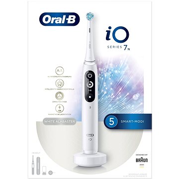 Oral-B iO Series 7 White Alabaster magnetický zubní kartáček (4210201302223)
