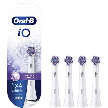 Oral-B iO Radiant White Kartáčkové Hlavy, 4 ks (4210201420354)