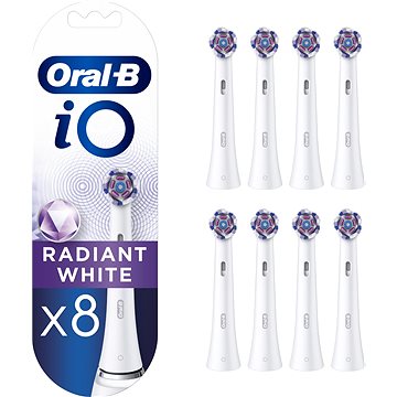 Oral-B iO Radiant White Kartáčkové Hlavy, 8ks